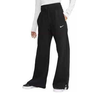 Nike Sportswear Phoenix Fleece High-Waisted Wide-Leg Sweatpants Black Loungewear